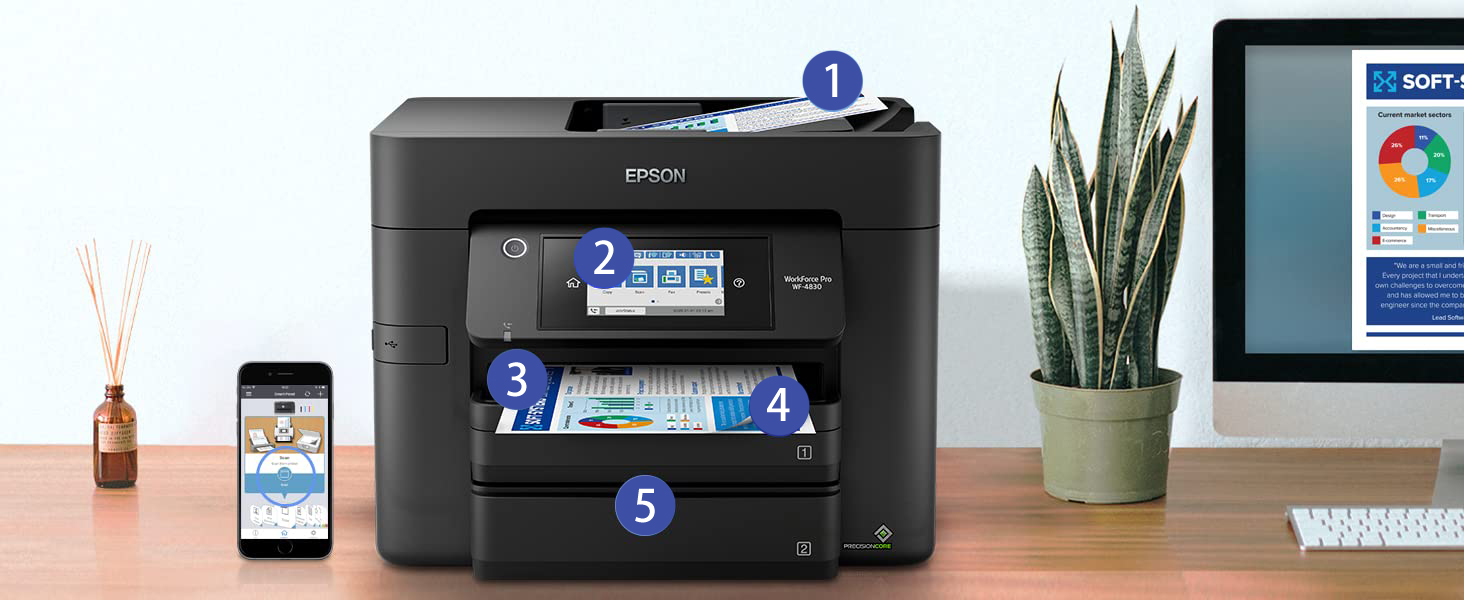 WorkForce Pro WF-4830 Printer